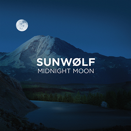 cover of SUNWØLF – MIDNIGHT MOON – ArkNoise Recordings 